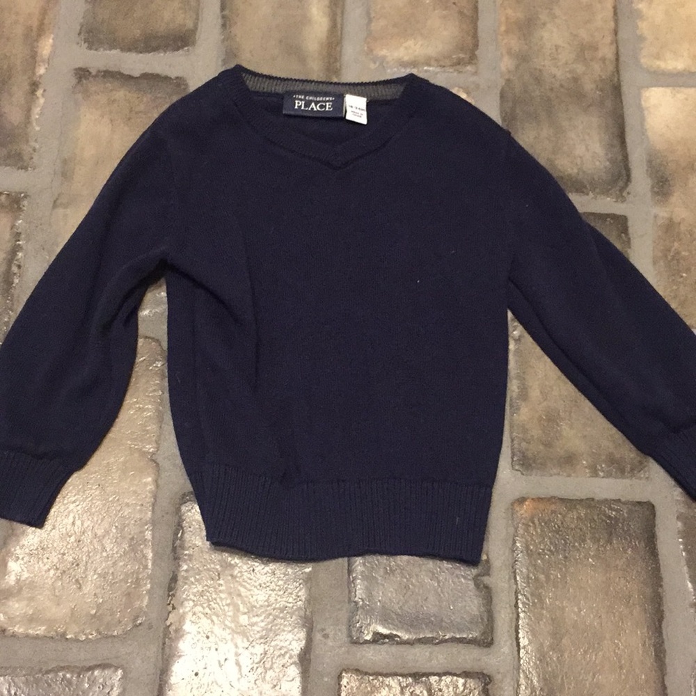 Boys v neck dress pullover